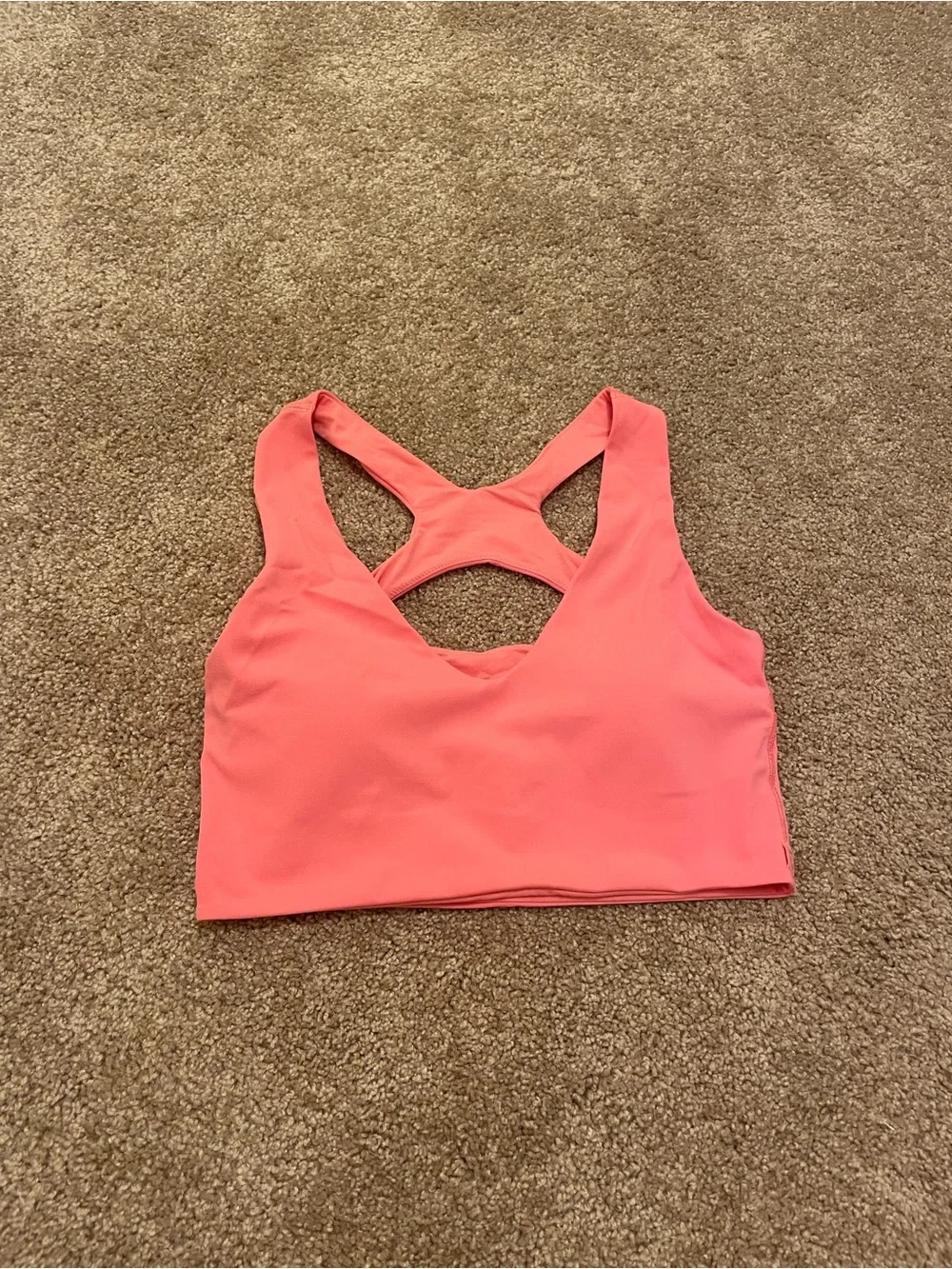Lululemon Bend this Scoop and Square Bra in Sakura pink